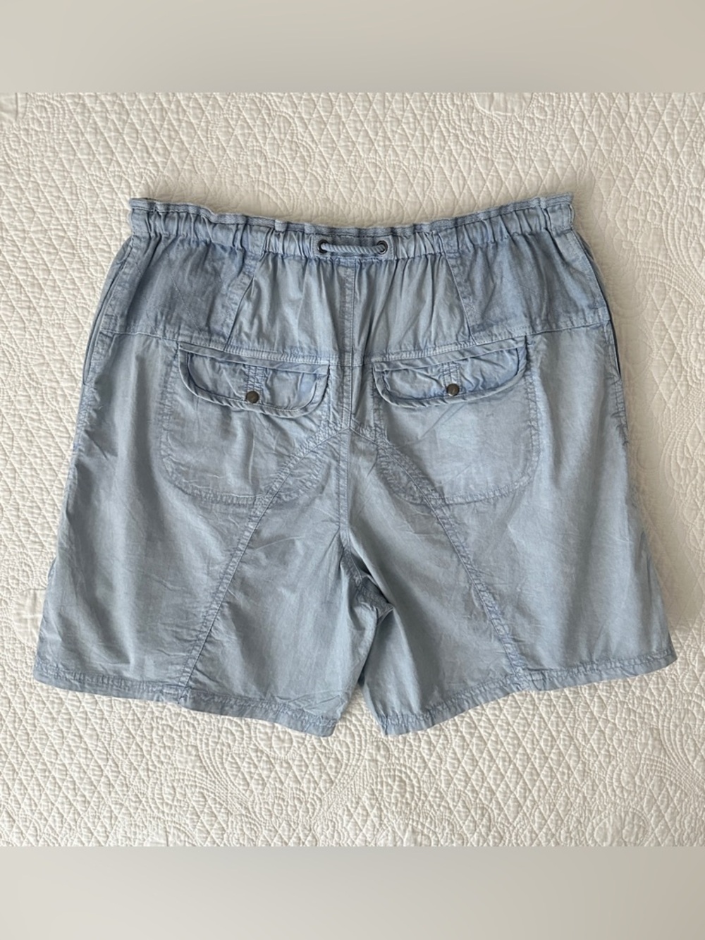 Free People Moon Bay Parachute Shorts Cashmere Blue Size M - Picture 4 of 13